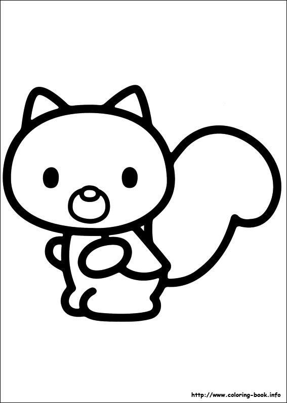 Hello Kitty coloring picture